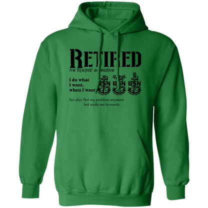 Retired Definition Pullover Hoodie