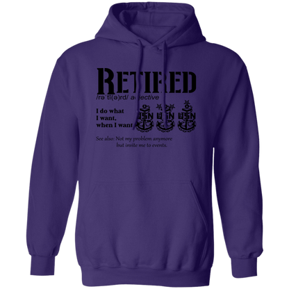 Retired Definition Pullover Hoodie