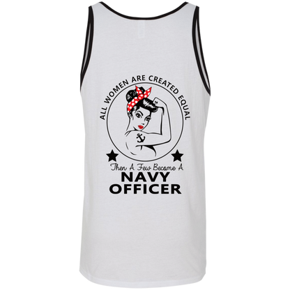 Navy Girl Officer FB Unisex Tank