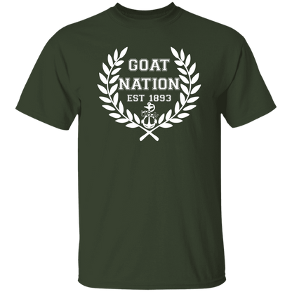Goat Nation White 5.3 oz. T-Shirt