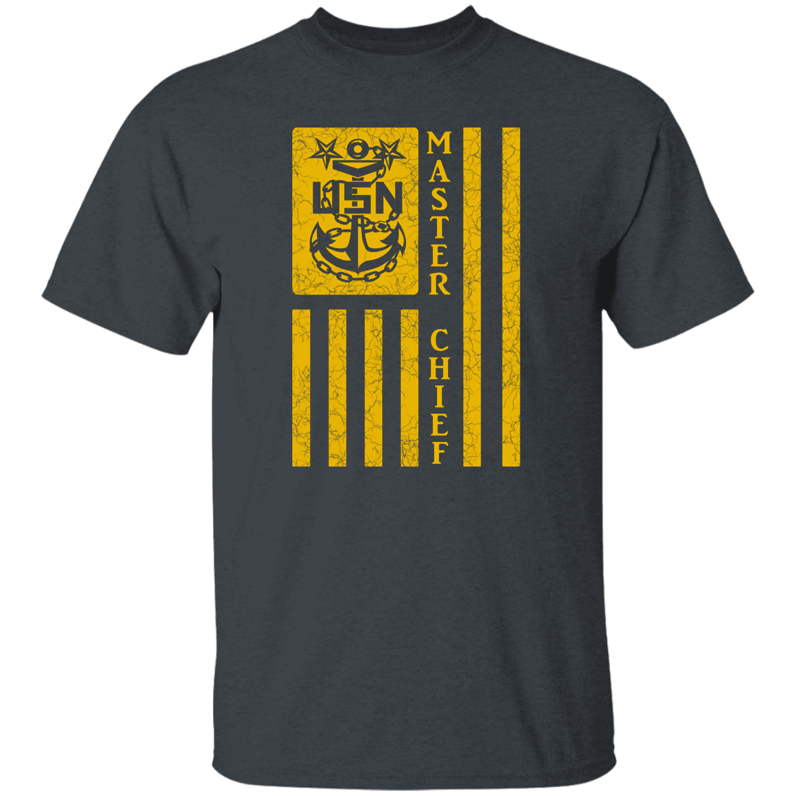 Master Chief Flag Gold 5.3 oz. T-Shirt