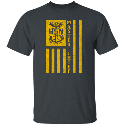 Master Chief Flag Gold 5.3 oz. T-Shirt