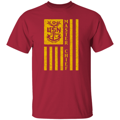 Master Chief Flag Gold 5.3 oz. T-Shirt