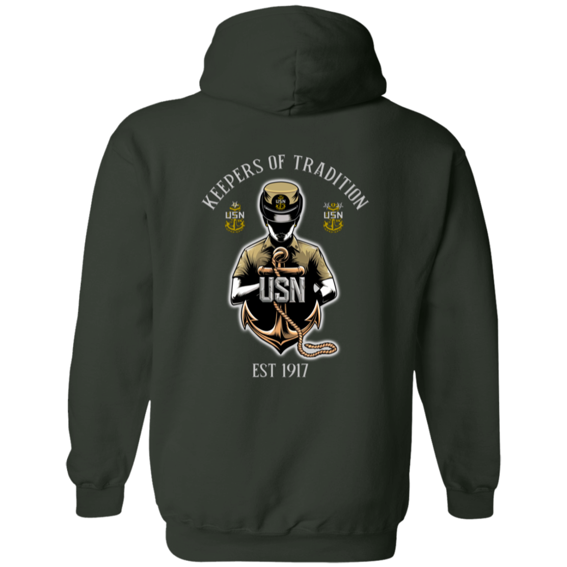 Keepers of Tradition W Zip Up Hooded Sweatshirt