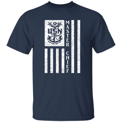 Master Chief Flag White 5.3 oz. T-Shirt