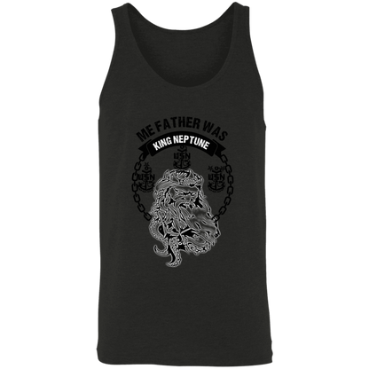 Me Father was King Neptune Unisex Tank