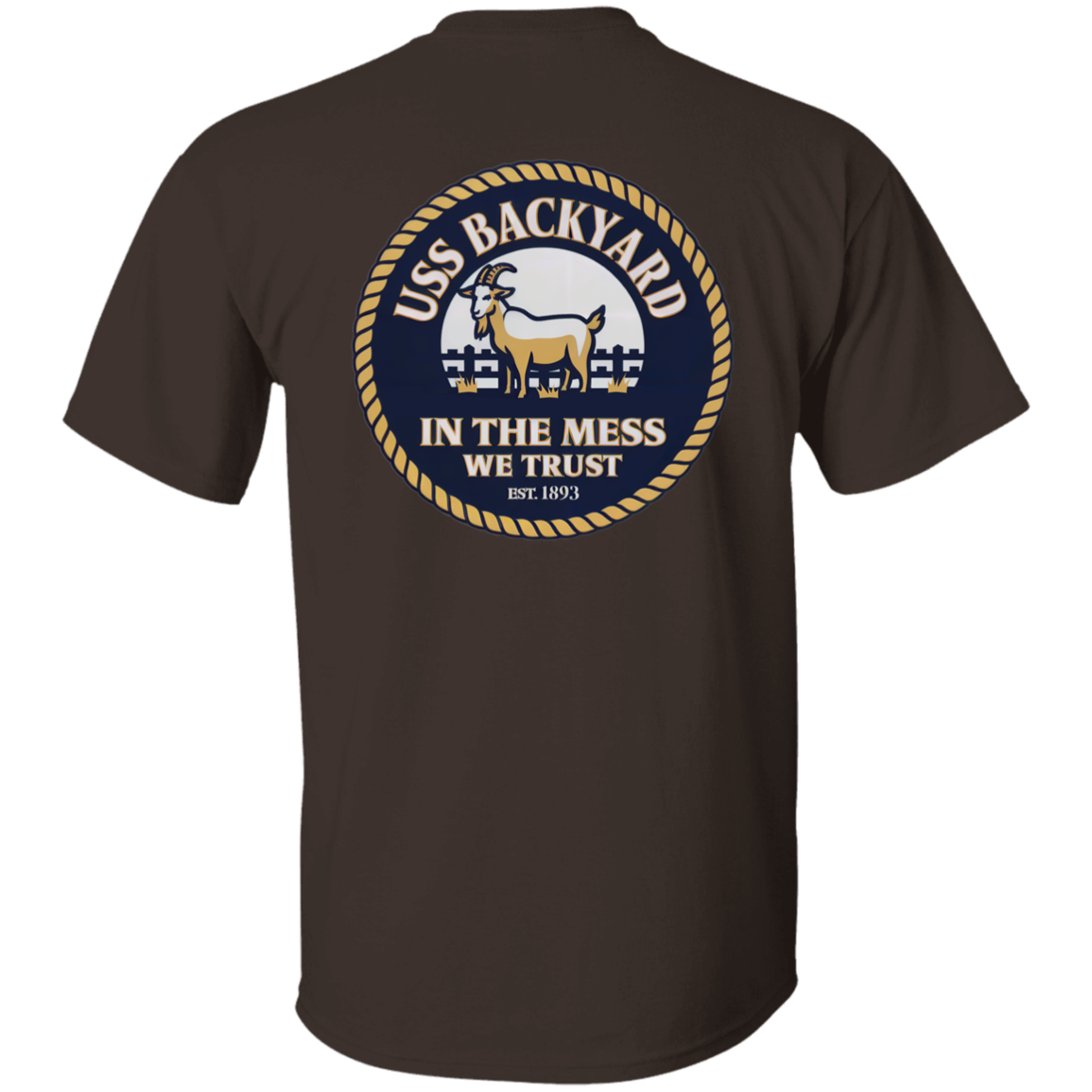 USS Backyard FB 5.3 oz. T-Shirt