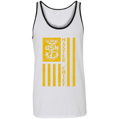 Master Chief Flag Gold Unisex Tank