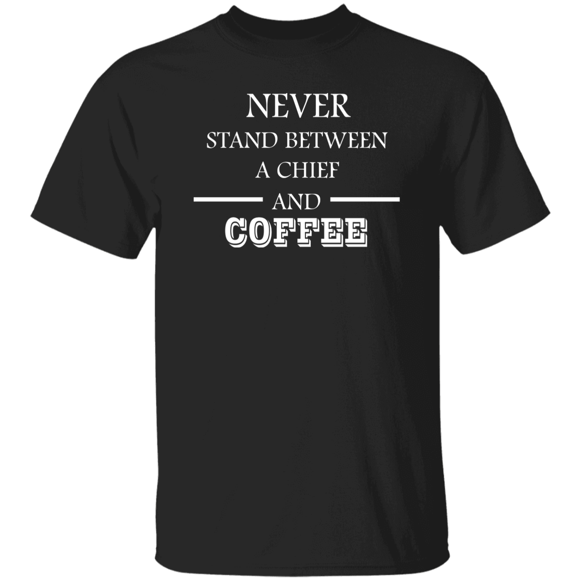 Coffee Love White Design 5.3 oz. T-Shirt