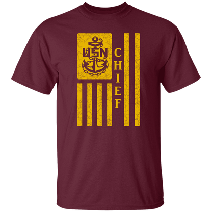 Chief Flag Gold 5.3 oz. T-Shirt