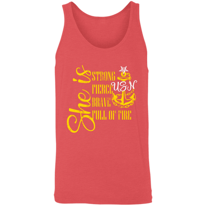 She is Senior Unisex Tank