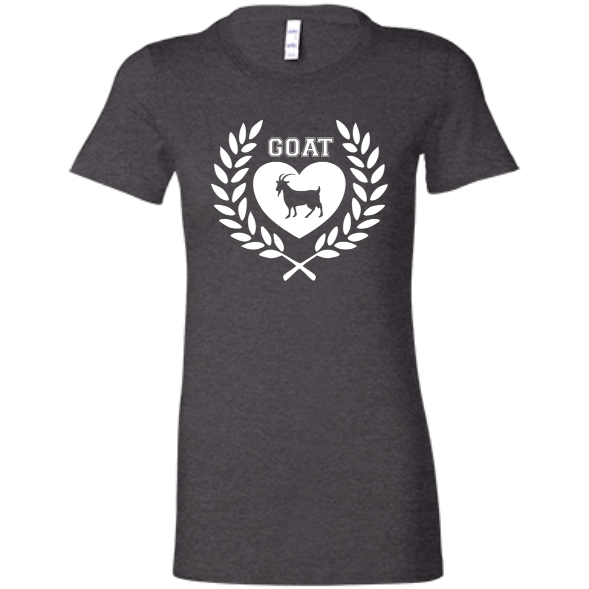 Goat Wreath White Ladies' Favorite T-Shirt