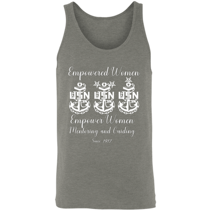 Empowered Women White Design Unisex Tank