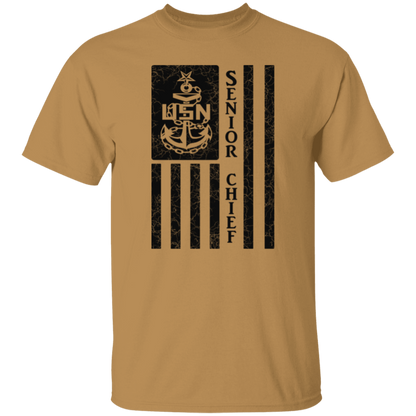 Senior Chief Flag 5.3 oz. T-Shirt