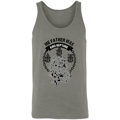 Me Father was King Neptune Unisex Tank