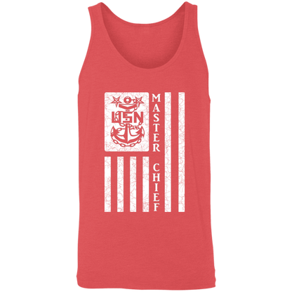Master Chief Flag White  Unisex Tank
