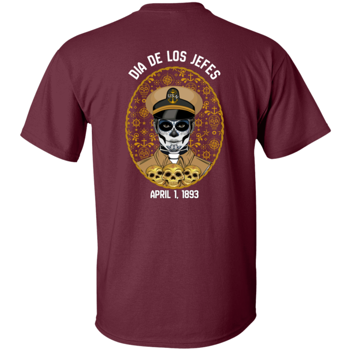 Dia De Los Jefes FB 5.3 oz. T-Shirt