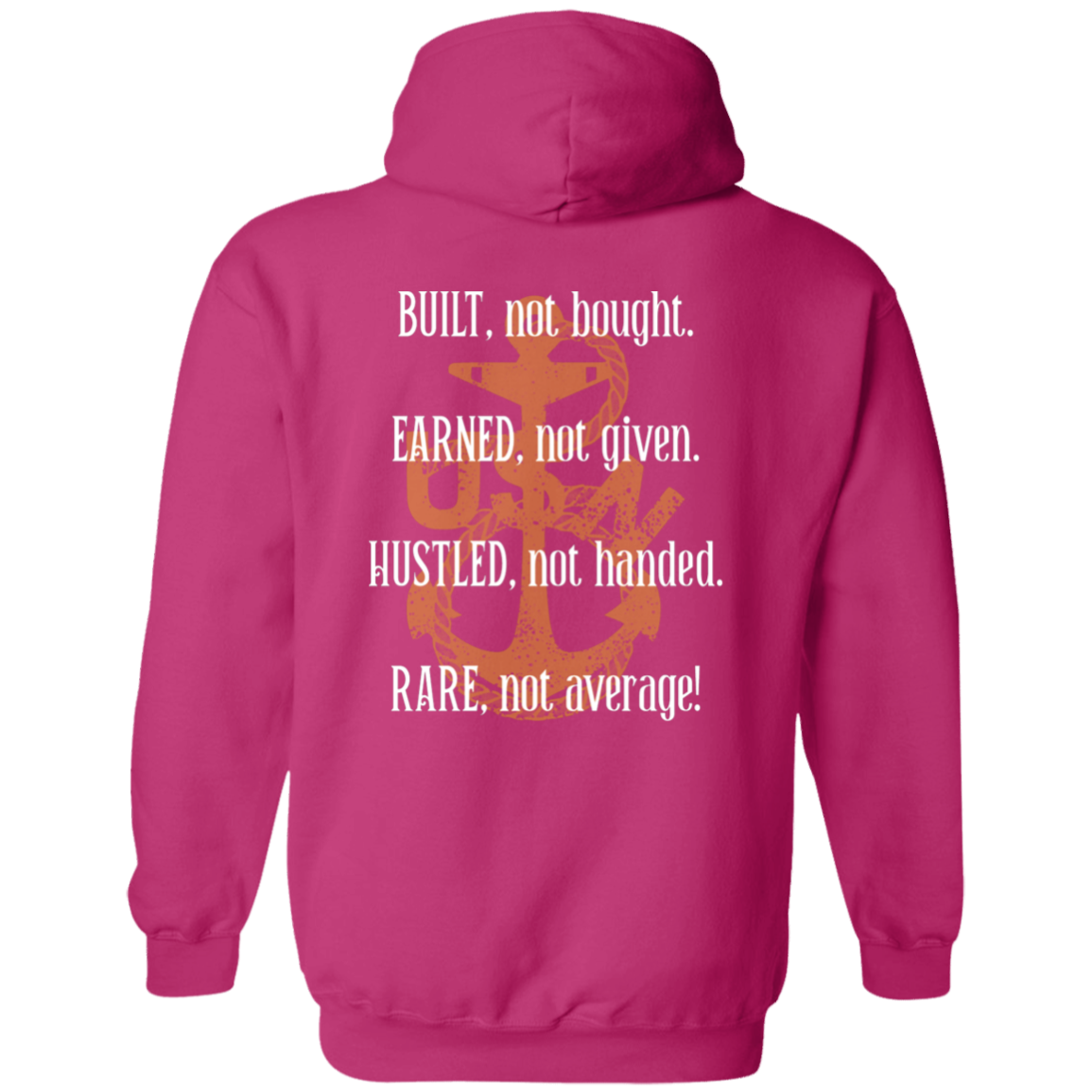 Built Not Bought Pullover Hoodie