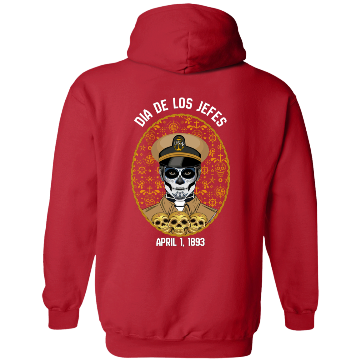 Dia De Los Jefes FB Pullover Hoodie