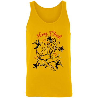 Navy Chief Pin Up Unisex Tank
