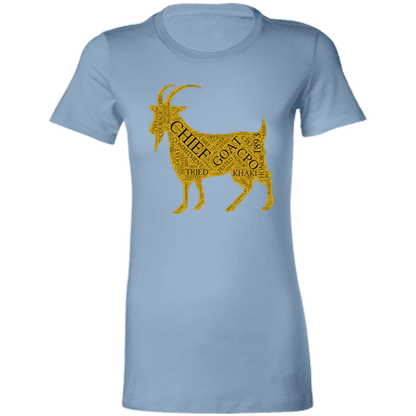 Goat Word Gold Ladies' Favorite T-Shirt