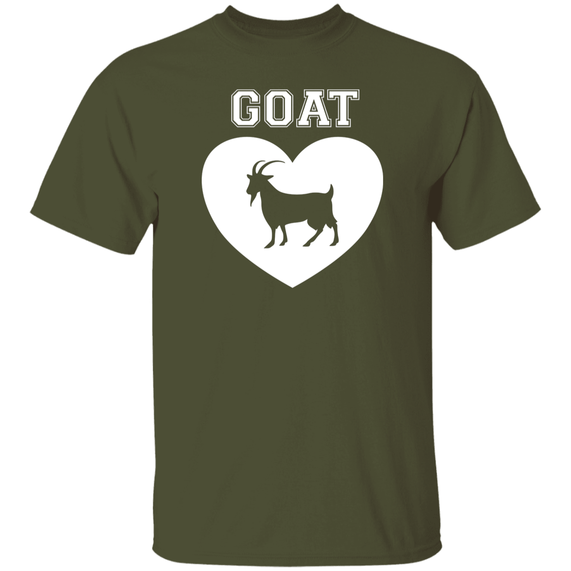 Goat Heart White 5.3 oz. T-Shirt