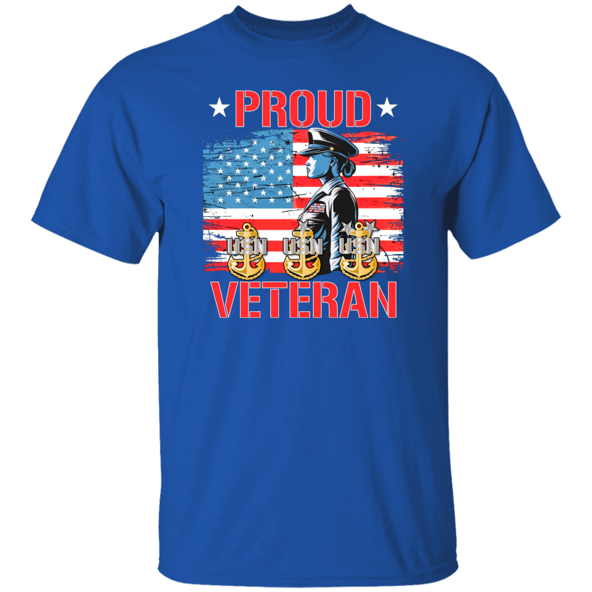 Proud Veteran 5.3 oz. T-Shirt