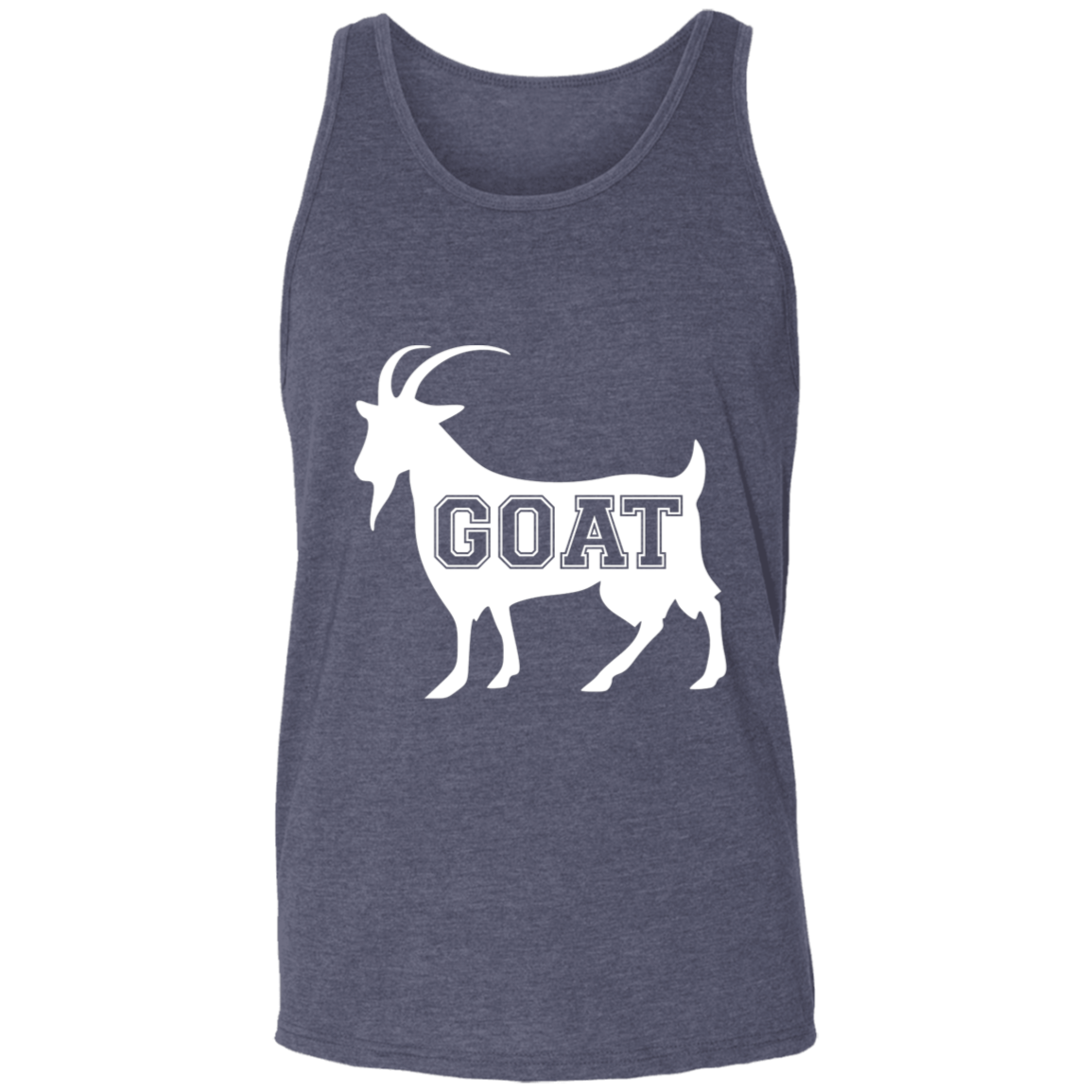 GOAT White Unisex Tank