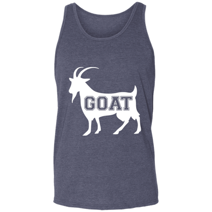 GOAT White Unisex Tank