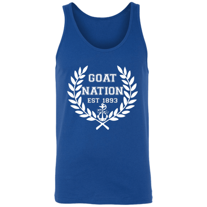 Goat Nation White Unisex Tank