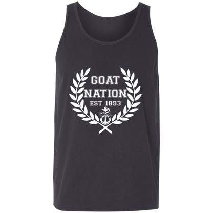 Goat Nation White Unisex Tank