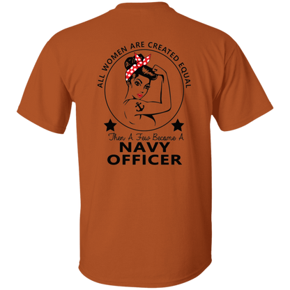 Navy Girl Officer FB 5.3 oz. T-Shirt