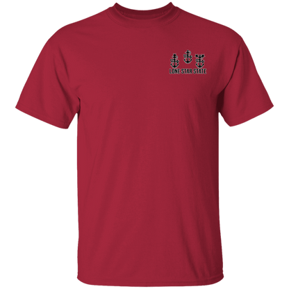 Lone Star State Texas Chiefs FB 5.3 oz. T-Shirt