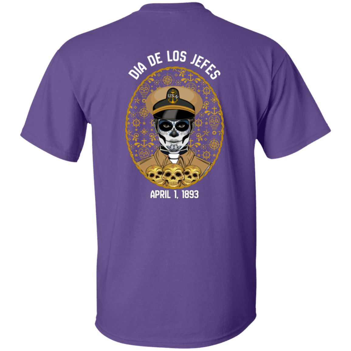 Dia De Los Jefes FB 5.3 oz. T-Shirt