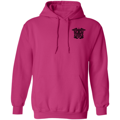 Navy Girl Officer FB Pullover Hoodie