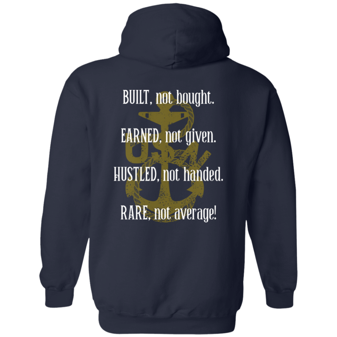 Built Not Bought Pullover Hoodie