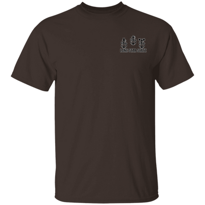 Lone Star State Texas Chiefs FB 5.3 oz. T-Shirt