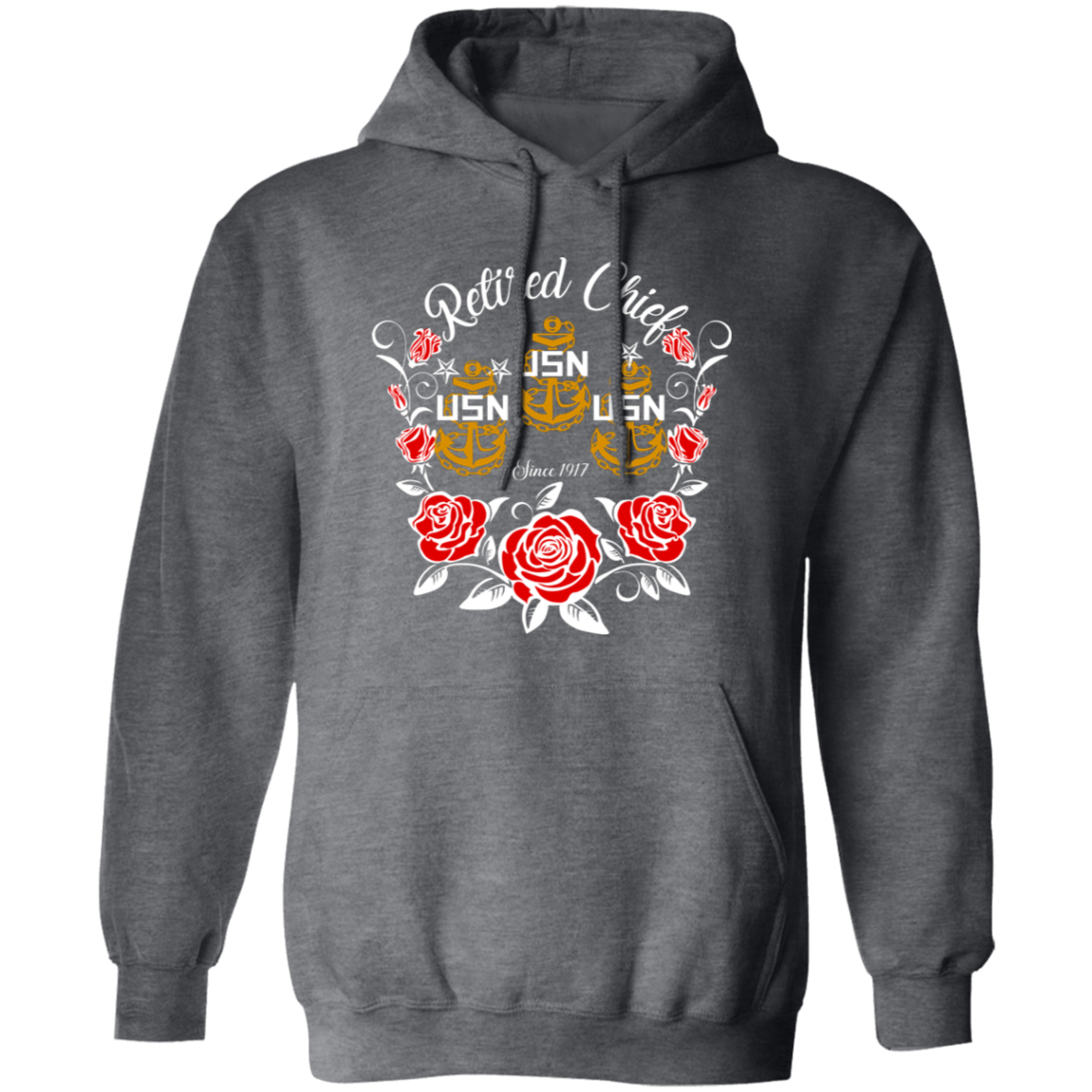 Retired Chief Rose Pullover Hoodie