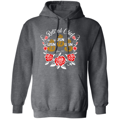 Retired Chief Rose Pullover Hoodie