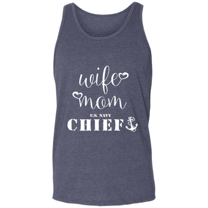 WMC White Unisex Tank