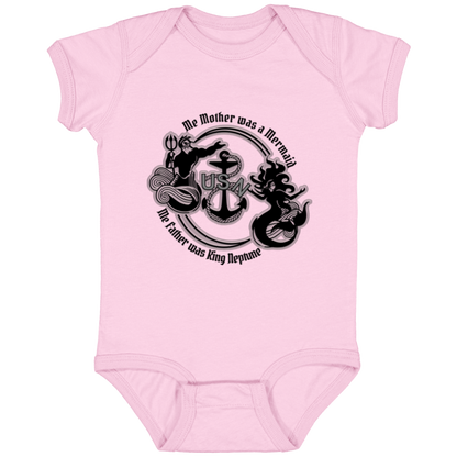 Me Mother and Father V2 Infant Jersey Bodysuit Onsie