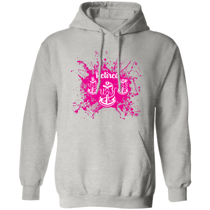 Retired Chief Pink Paint  Pullover Hoodie