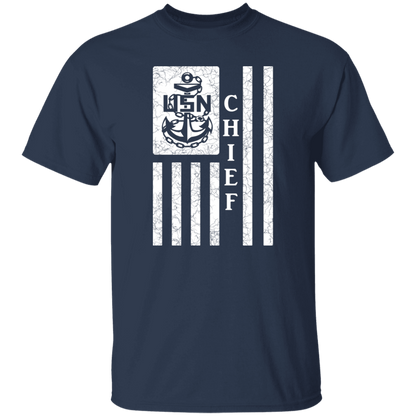 Chief Flag White 5.3 oz. T-Shirt