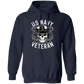 US Navy Veteran Skull Pullover Hoodie