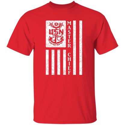 Master Chief Flag White 5.3 oz. T-Shirt