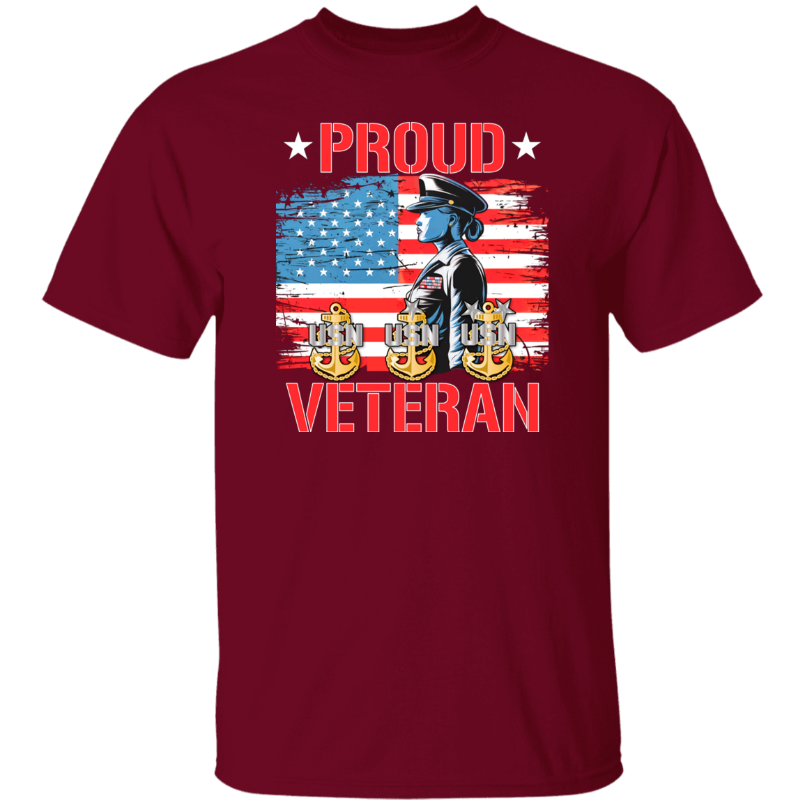 Proud Veteran 5.3 oz. T-Shirt