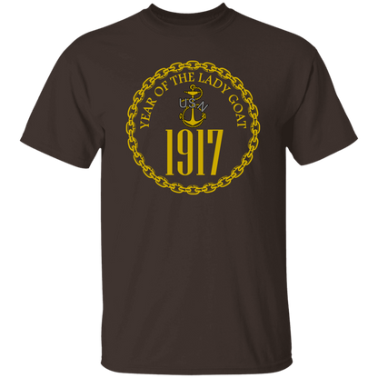 Year of the Lady Goat Gold 5.3 oz. T-Shirt