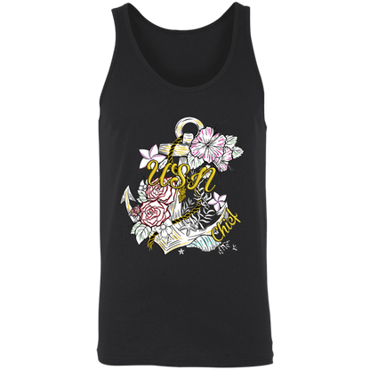 Wooden Anchor Unisex Tank