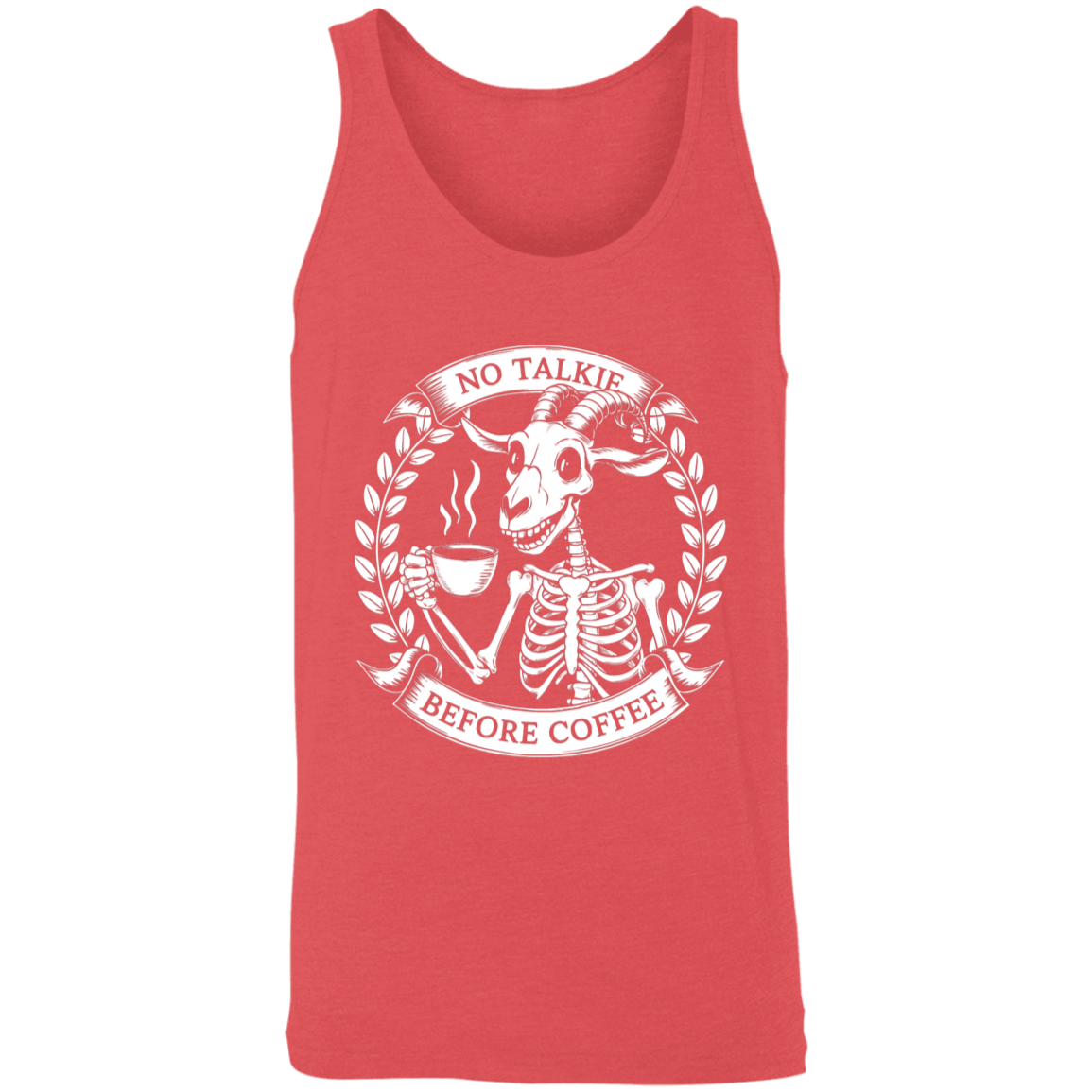 No Talkie Before Coffee  Unisex Tank