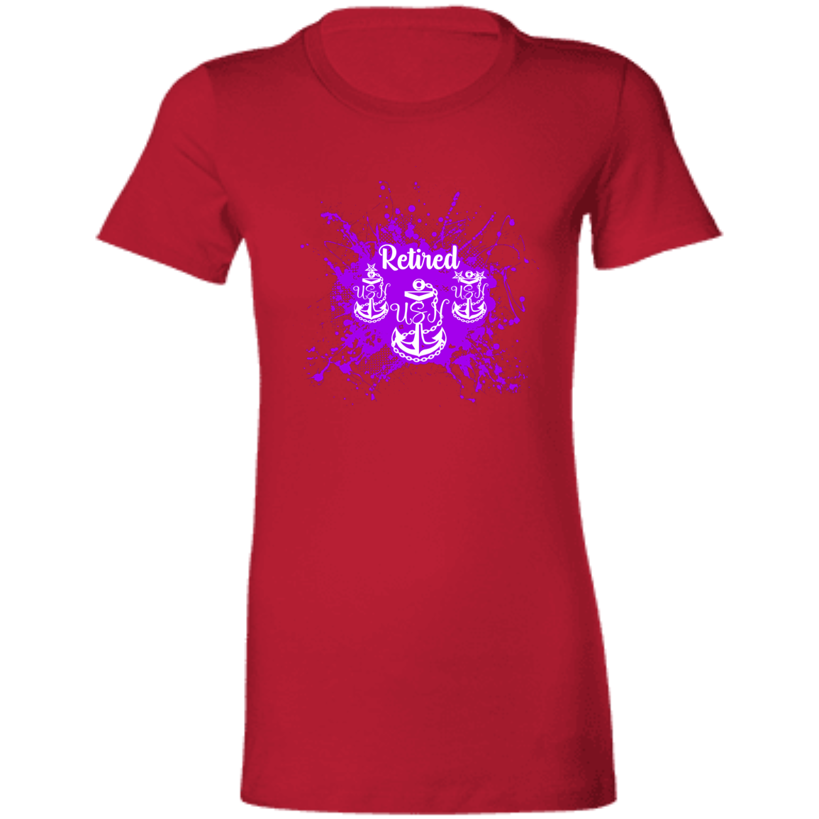 Retired Chief Purple Paint Ladies' Favorite T-Shirt
